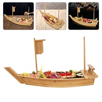 Plateau de service en bambou pour sushi, extra large, assiettes à sushi, service traiteur, plateau de service pour sashimi