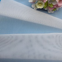 Tissu en maille blanc 100 g/m² extensible ajouré 82 % nylon + 18 % élasthanne pour sous-vêtements et caleçons sexy