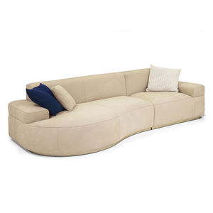 लक्जरी आधुनिक इतालवी संपीड़न मखमली असबाब कपड़े सोफे ने लिविंग रूम के लिए नए डिजाइन मॉड्यूलर सेट किया - Product Image 2