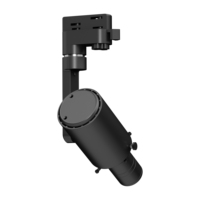 Luz de Riel Profesional de 10W con Zoom Ajustable de 15-36° °   Proyector de Iluminación para Museos, Galerías, Hoteles y Comercios