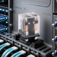 Relais industriel miniature scellé à usage général MPO-2J, 8 pôles, capacité de commutation 10A pour le contrôle d'automatisation