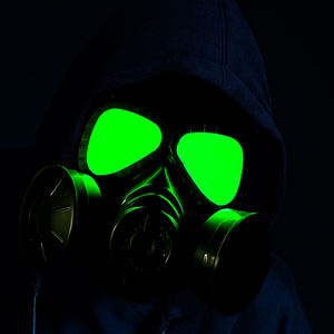 Topeng Mata LED Pesta Halloween Baru, Kostum Topeng <span class=keywords><strong>Gas</strong></span> Bioweapon untuk Role Play, Dekorasi Kostum, Topeng Steampunk Menyala - Product Image 2