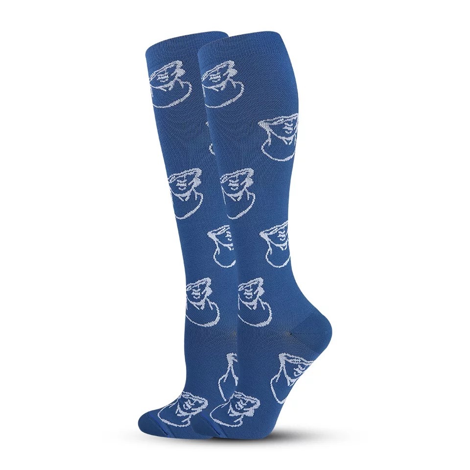 SHANXIN venta al por mayor de moda diseño listo para enviar nuevos ciclismo running calcetines de compresión