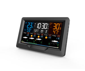 <span class=keywords><strong>WIFI</strong></span> TUYA 기상 관측소 휴대용 온도계 습도계 알람 시계 온도 습도 모니터 디지털 기상 관측소 - Product Image 3