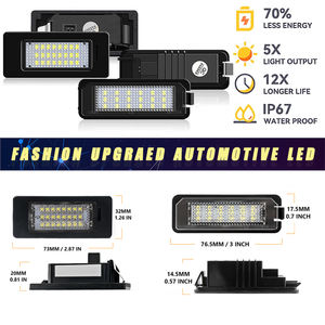 Lampe de plaque d'immatriculation à LED pour Porsche Boxster 987 981 982 Spyder Cayenne 958 92A 911 Carrera 991 <span class=keywords><strong>996</strong></span> 997 Turbo 980 - Product Image 4