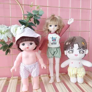 SongshanToys Custom Fashion Reborn Doll Clothes And Accessories 20cm Cotton Bjd Baby Doll Clothes