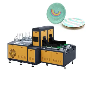 Machine automatique de fabrication de plats jetables, Machine de moulage de pâte de bagasse de canne à sucre biodégradable