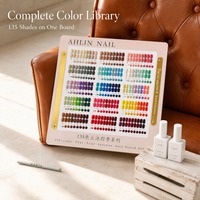 Ensemble de vernis à ongles en gel UV 135 couleurs/sets OEM ODM rose, violet, vert, haute qualité, vernis à ongles en gel à retirer par trempage, végan, non toxique