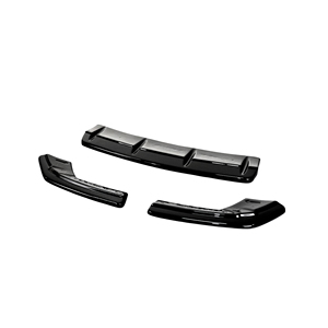 Diffusore Posteriore <span class=keywords><strong>S</strong></span> <span class=keywords><strong>Line</strong></span> LCI in ABS Nero Lucido per <span class=keywords><strong>Audi</strong></span> Sedan <span class=keywords><strong>A3</strong></span> S3 8V 2017-2019 - Product Image 4
