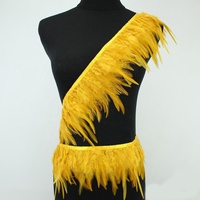 Franges de plumes de coq teintes de 5-6 pouces et 6-8 pouces pour costumes de carnaval, coiffes, fêtes, mariages et décoration intérieure