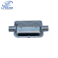 Silencieux d'échappement universel 24 mm pour chauffage de stationnement, tuyau droit intérieur, compatible avec tous les chauffages diesel à air, réduction du bruit