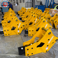 Guchuan Martillo Hidraulico Tipo Banana SB40 SB43 SB35 pour Excavatrice 4-7 Tonnes, Cincel 68mm, Brise-roche, Prix d'usine