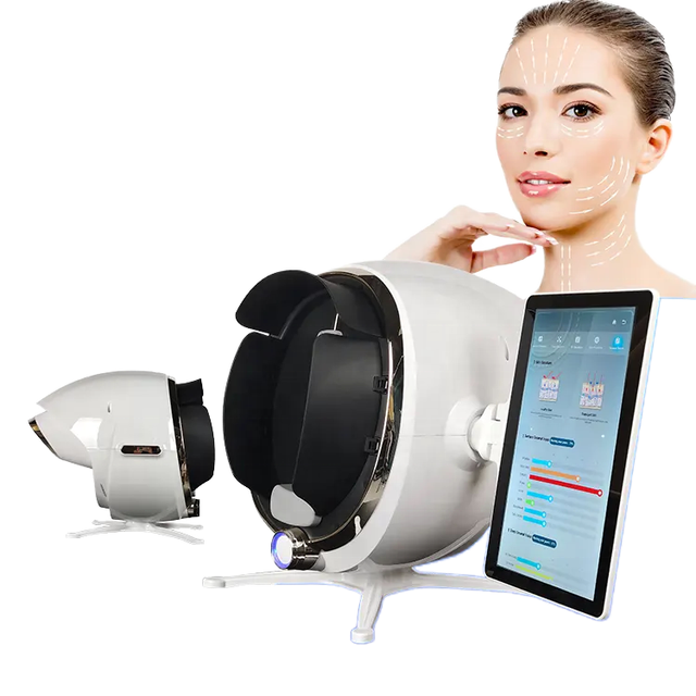 Portable AI Smart Skin Analyzer Mirror Facial Scanner with Intelligent Skin Diagnostics for Home & Personal Skin Care Analysis