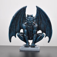 Statues d'Animaux en Résine Artisanale sur le Thème de l'Art Gothique Diable Ange pour la Décoration de Jardin et de Maison Ornements Batman