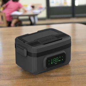 Lonchera Eléctrica Inalámbrica Portátil Personalizable de Gran Capacidad (1.2L) con Cubiertos, Bolsa para Lonchera y Cargador - Product Image 1