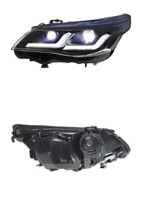 Actualización del conjunto de faros delanteros para los modelos BMW Serie 5 E60 de 2003-2010 con luces LED de circulación diurna y direccionales - Product Image 2