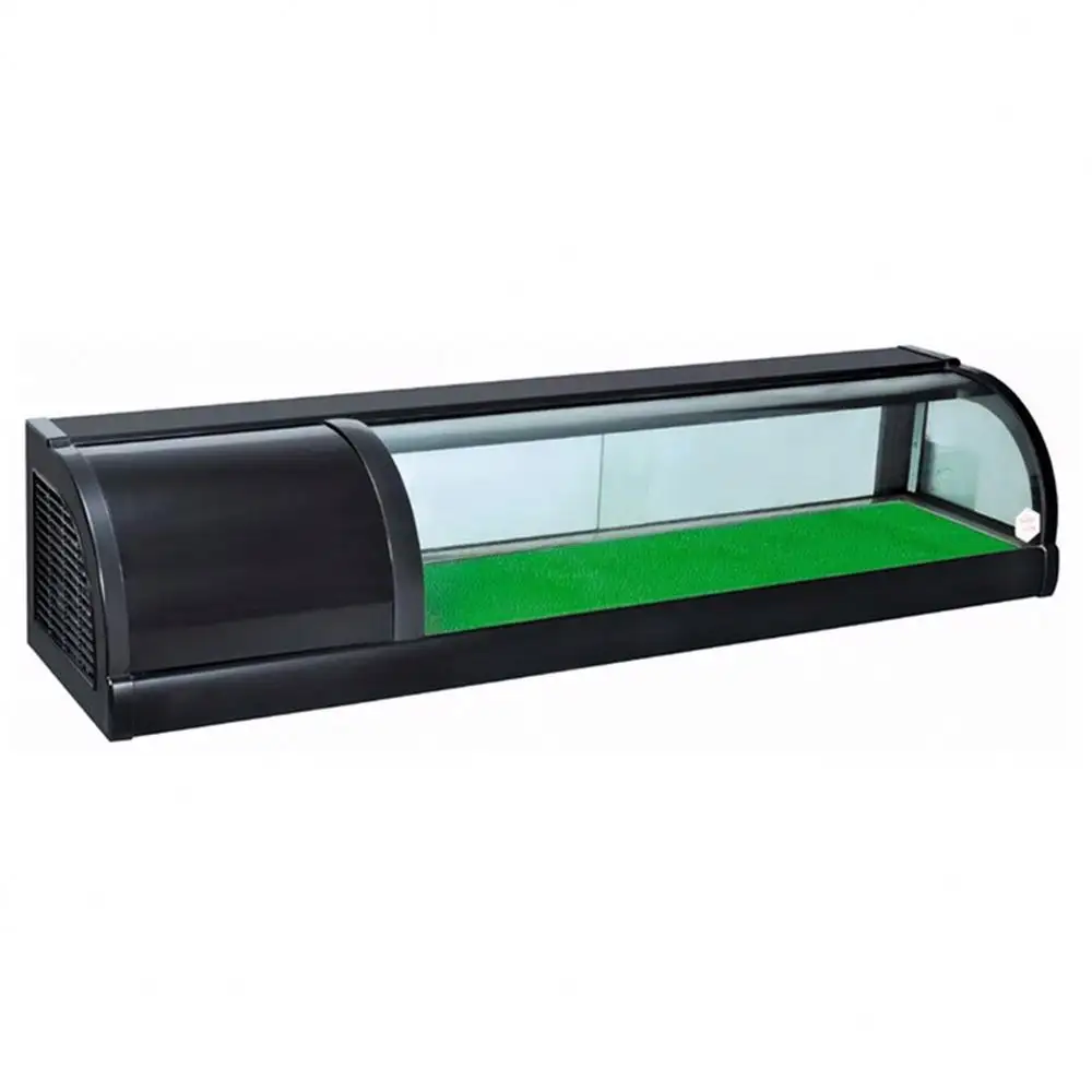 Светодиодный свет энергосберегающий стеклянный шкаф охлажденный суши витрина