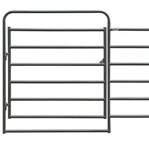 Premium 6 Rail Ganado Paneles Valla Caballo Ovejas Stockyard Corral Panel <span class=keywords><strong>Yard</strong></span> - Product Image 6