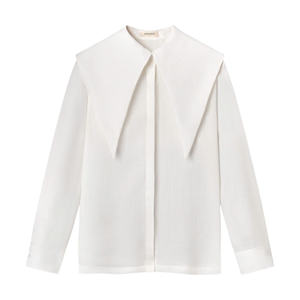 Blusa de lino Serena al mejor precio para mujer, nueva tendencia, estilo informal, servicios ODM simples, decoración con logotipo de invierno y verano hecho en Vietnam - Product Image 3