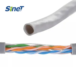 Cable de red Cat5e UTP, 4 pares 24AWG 0,51mm CCA con nuevo conector de PVC