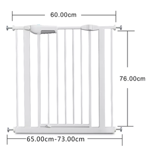 New white baby pet door cancello di <span class=keywords><strong>sicurezza</strong></span> Extra largo double lock steel baby play cancello di recinzione per <span class=keywords><strong>bambini</strong></span> - Product Image 2