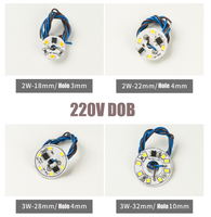 Module LED à base d'aluminium SMD bicolore AC220V avec pilote DOB intégré, certifié ROHS, pour usage intérieur, dimmable pour l'éclairage