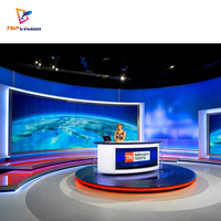 Pantalla LED Interior TOPvision P1.86 a Todo Color de Alta Resolución para Sala de Reuniones