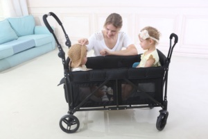 Picnic Heavy Duty Camping Carro de carro plegable 2 en 1 Cochecito con mango giratorio Venta de lujo Ligero <span class=keywords><strong>4</strong></span> ruedas - Product Image 5