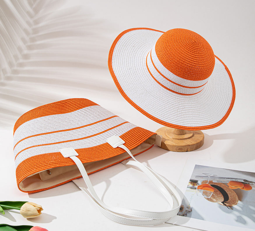 orange + blanc