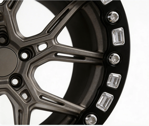 Jantes en aluminium forgé monobloc 20-24 pouces personnalisées pour W223 Land Rover Defender V8 Carpathian Edition certifiées TUV avec face usinée - Product Image 5