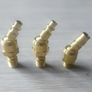 Raccords de <span class=keywords><strong>tuyau</strong></span> d'air en laiton à <span class=keywords><strong>action</strong></span> rapide universels pour mâles, connecteur rotatif, connecteur pneumatique - Product Image 4