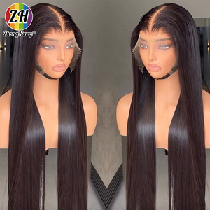 Pelucas de Cabello Humano Virgen Vietnamita con Encaje HD Suizo, Cabello con Cutícula Alineada, Sin Pegamento, Peluca Frontal Completa 360 HD - Product Image 1