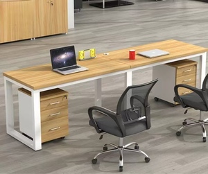 Bàn làm việc hình chữ nhật kiểu hiện đại, bàn góc, nội thất văn phòng nhà ở, khách sạn, bàn làm việc bằng gỗ, bàn làm việc văn phòng mô đun - Product Image 4