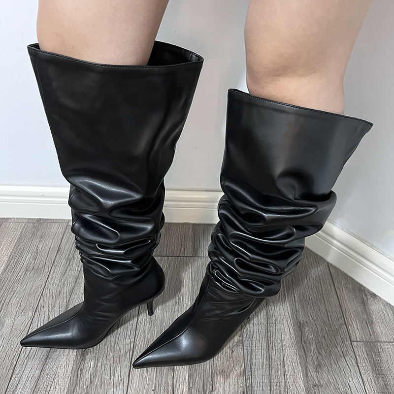 Candado Botas Largas Brillantes Comodidad Con Estilo Con Diseños