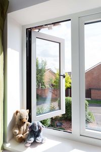 <span class=keywords><strong>Fenêtre</strong></span> à battant en PVC/UPVC de conception européenne moderne avec double vitrage, ouverture automatique, <span class=keywords><strong>coulissante</strong></span> horizontalement - Product Image 3