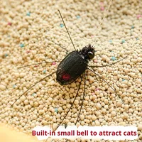 Tête de rechange pour bâtonnet à chat Xidaiyu, jouet insecte simulé pour divertissement intérieur et apaisement des animaux de compagnie