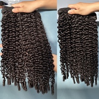 Lots de Cheveux Bouclés Birmans 15A en Gros, Extensions de Cheveux Humains Remy Vierges Bruts à Cuticules Alignées, Double Trame, Direct Usine