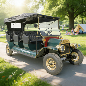 Autobús Turístico Eléctrico Clásico Vintage de 4 Ruedas, Estilo Europeo 2026, Venta Directa de Fábrica ZOWN - Product Image 1