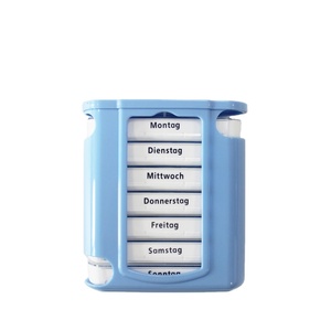 Seperate Pill Cases 7 Days Big Pill Box Plastic Fancy Cute Pill Dispenser Container