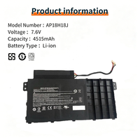 Batterie d'ordinateur portable OEM AP18H18J pour AC ER N18P5 P215 TMP215-51G Spin3 SP314-53, batterie lithium rechargeable pour ordinateur portable