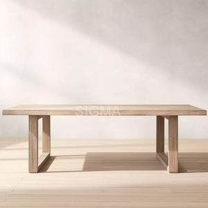 Impermeabile di lusso speciale <span class=keywords><strong>Design</strong></span> <span class=keywords><strong>per</strong></span> <span class=keywords><strong>esterni</strong></span> mobili L forma angolo Teak in legno minimalista combinazione modulare divano da giardino - Product Image 3