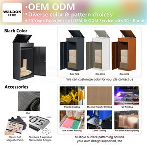 מפעל מכירה ישירה oem odm מודרני רב-ירידה עמיד נגד גניבה חיצונית תיבת משלוח תיבת מחוץ - Product Image 5