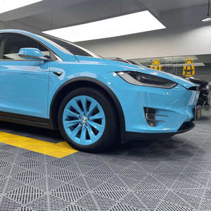 HEY <span class=keywords><strong>FILM</strong></span> LBWK101 <span class=keywords><strong>Film</strong></span> d'emballage bleu Kenmery de Kato métallisé super brillant pour vinyle d'emballage de voiture de haute qualité - Product Image 6