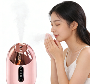 Vaporisateur facial, humidificateur à vapeur chaude, atomiseur, hydratation froide et chaude, réservoir d'eau électrique de 240 ml - Product Image 6