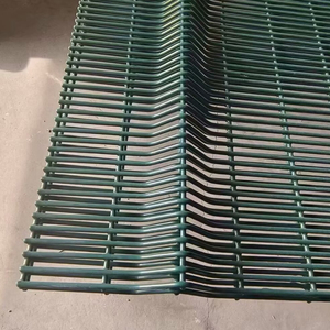 Panneau de clôture 3D vert revêtu de PVC, treillis métallique en acier <span class=keywords><strong>galvanisé</strong></span> pour la sécurité des jardins et des résidences - Product Image 2