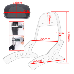 XXUN Repose-dos de moto Repose-dos arrière pour conducteur Coussin de repose-dos pour Honda Rebel 1100 CM1100 CMX1100 2021 2022 2023 2024 - Product Image 6