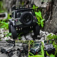 SANJOYO MN-128 2.4G 4WD RTR 1/12 Voiture RC Crawler Tout-Terrain avec Lumières LED, Chargeur, Câble USB, Portée de Télécommande de Plus de 50m, 4 Canaux