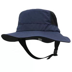 Maille de plage respirante Sun UPF50 + été ceinture de pêche en plein air menton réglable logo pêcheur Sports aquatiques chapeaux seau unisexe - Product Image 6