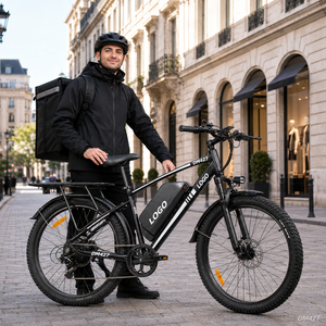 Vélo de montagne électrique de 27,5 pouces, autonomie de 108 km, E-MTB avec une grande batterie pour les livraisons professionnelles longue distance - Product Image 1