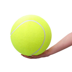 Sıcak satış 9.5 "dev tenis topu kauçuk şişme köpek topları aktif köpekler için dayanıklı büyük Jumbo büyük tenis topları spor tarzı - Product Image 4